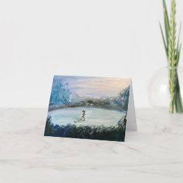 Ice Dancer Note Card Tack Kort