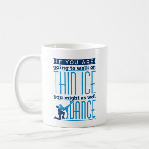 Ice Dancing om du ska gå på Thin Ice Kaffemugg