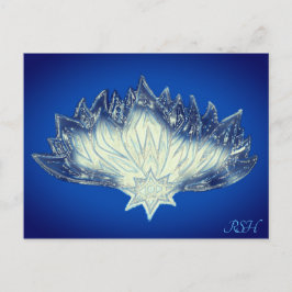 Ice Elemental Lotus Vykort