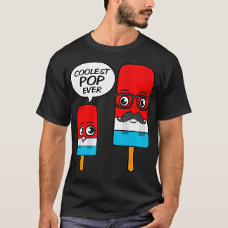 Ice Fars dag Popsicle pappa Sweet Dessert T Shirt