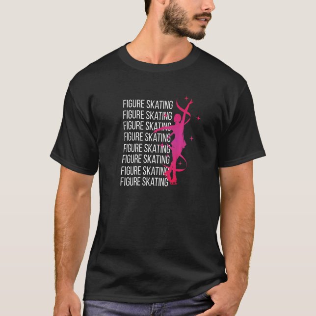 Ice Figur Skating Figur Skater Premium T Shirt (Framsida)