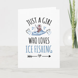 Ice Fishing Girl Ice Fisherman Ice Fishing Women Kort