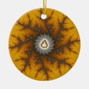 Ice Flake Fractal jul Ornament