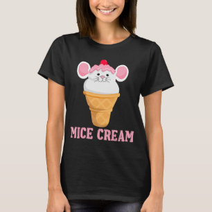 Ice Food Sundae Mouse Mice Cream Foodie T Shirt
