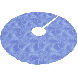Ice Fractal Träd Skirt Julgransmatta Borstad Polyester