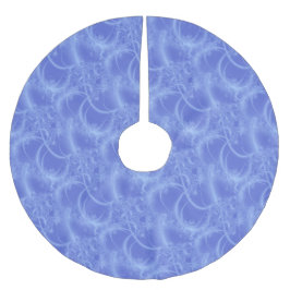 Ice Fractal Träd Skirt Julgransmatta Borstad Polyester