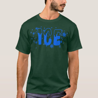Ice Funny Halloween Costume, fryst T Shirt