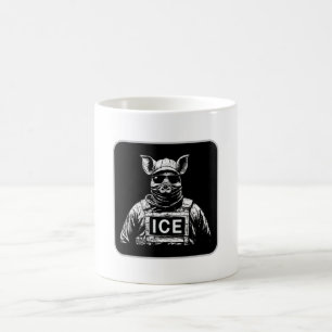 ICE Gris Cosplay – Rädsla i Uniform - Anti ICE Kaffemugg
