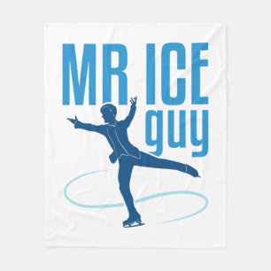 Ice Guy Figur Skating Manar Boys Skater Fleecefilt