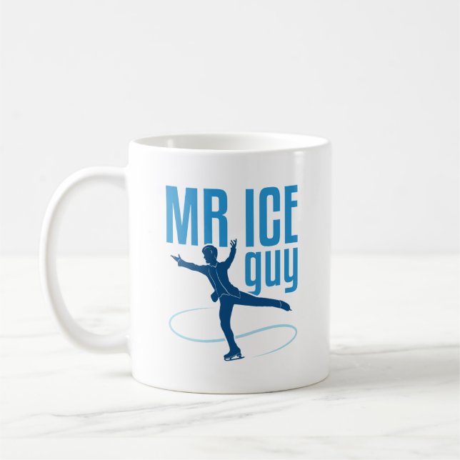 Ice Guy Figur Skating Manar Boys Skater Kaffemugg (Vänster)