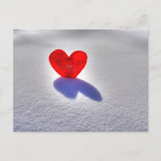 Ice Heart Vykort