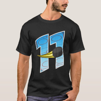 Ice Hockey 11:e födelsedagen - jag är 11 - Barns b T Shirt