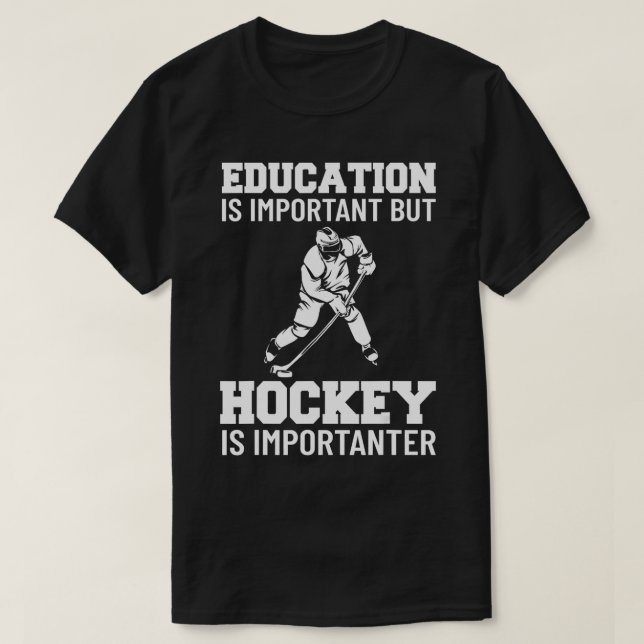 Ice Hockey 1 T Shirt (Design framsida)