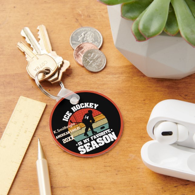 Ice Hockey är min favoritsäsong Nyckelring (Skrivbord)