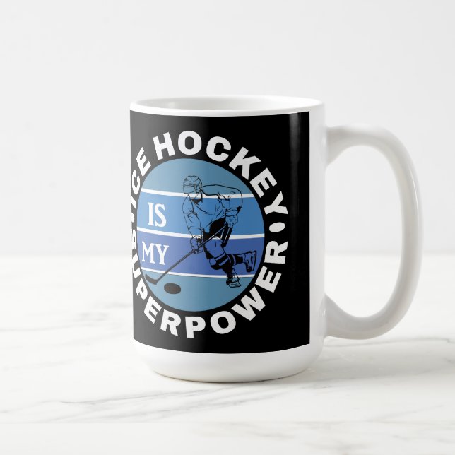 Ice Hockey är min supermakt Kaffemugg (Höger)