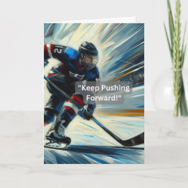 Ice Hockey "Behålla framåt"! Främjande Kort