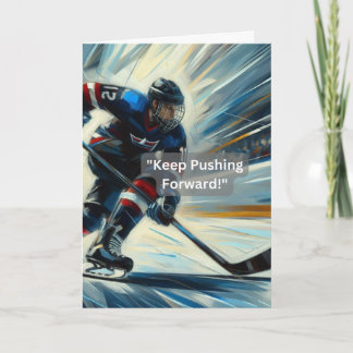 Ice Hockey "Behålla framåt"! Främjande Kort