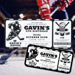 Ice Hockey Biljett Sport Editable Födelsedagsfest Inbjudningar<br><div class="desc">Ta en oförglömlig firande med vår Ice Hockey Biljett Sport Editable Födelsedagsfest inbjudan! Designat att se ut som ett klassiskt hockeyspel biljett, är denna inbjudan perfekt för unga fläkt som kärlekar den upphetsning som rocken väcker. Oavsett om du är värd för en hockey-temad födelsedagsfest eller en sportig bash, fångar det...</div>