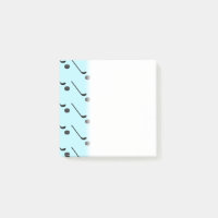 Ice Hockey Black Färg Sticks Puck Light Blue