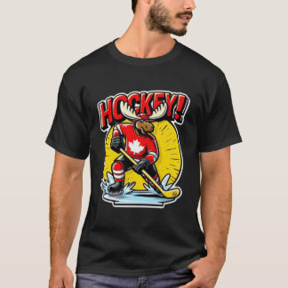 ICE HOCKEY-CANADA 4 T SHIRT
