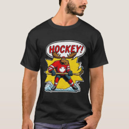 ICE HOCKEY-CANADA 6 T SHIRT