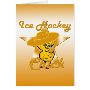Ice Hockey Chick #10 Hälsningskort