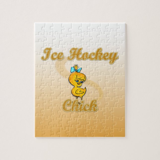 Ice Hockey Chick Pussel (Vertikal)