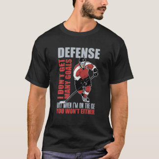 Ice Hockey Coach Ice Hockey Player Ice Hockey Stic T Shirt