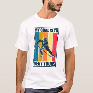 Ice Hockey Coach Ice Hockey Player Ice Hockey Stic T Shirt