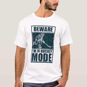 Ice Hockey Coach Ice Hockey Player Ice Hockey Stic T Shirt