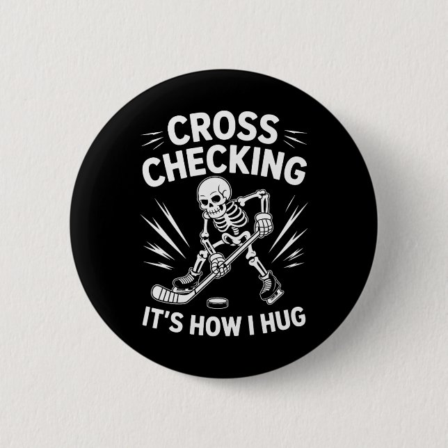 Ice Hockey Coach Player, Cross Checking It's How I Knapp (Framsida)
