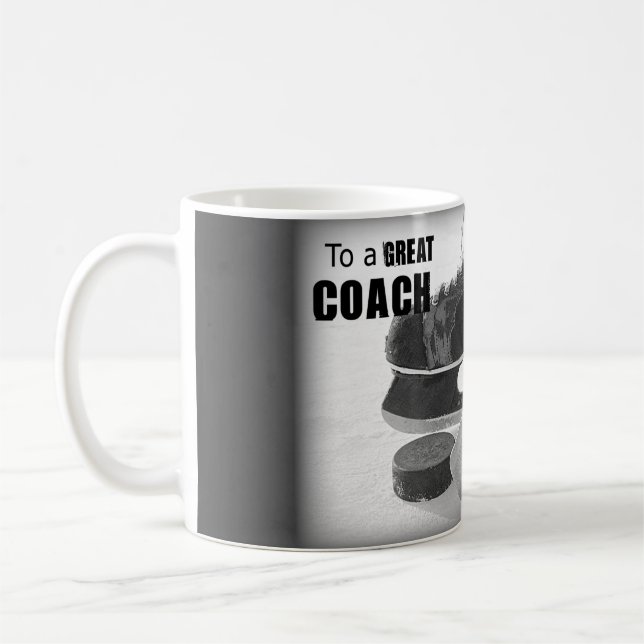 Ice Hockey Coach Tack Gift Mugg (Vänster)