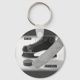 Ice Hockey Coach Tack Nyckelring