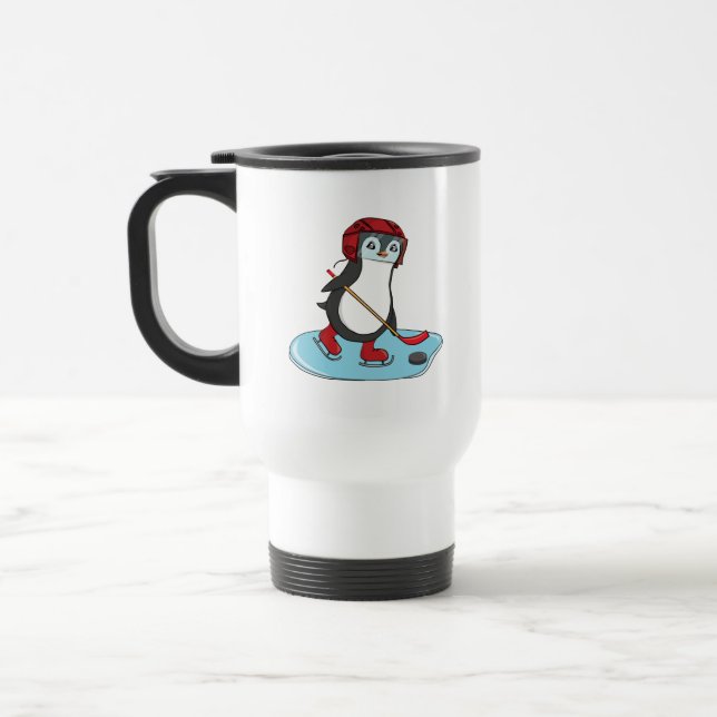 Ice Hockey Cute Penguin Resemugg (Vänster)