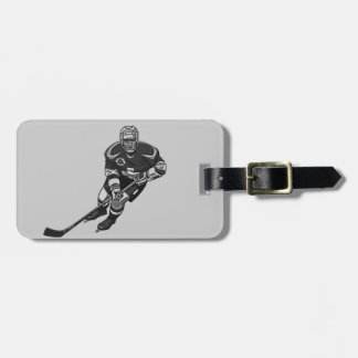 Ice Hockey Design Luggage Taggs Bagagebricka