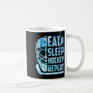 Ice Hockey Eat Ssov Hockey Repeat Funny Youth Boy Kaffemugg