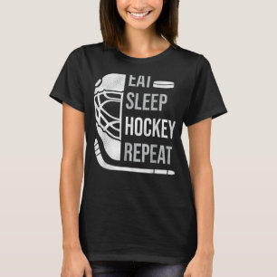 Ice Hockey Eat Ssov Hockey Upprepa Hockey Player T Shirt