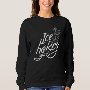Ice Hockey Girl Player Coach Team Hobby T Shirt