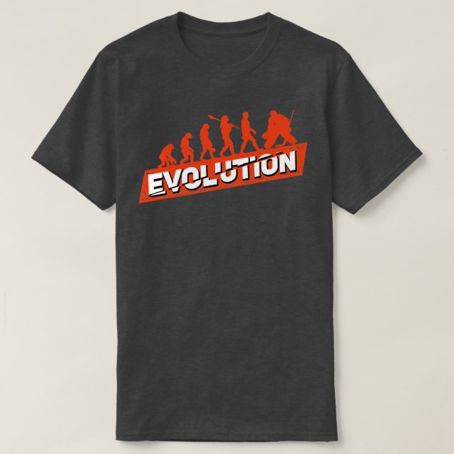 Ice Hockey Goalie Evolution Goaltender Gift T Shirt (Design framsida)