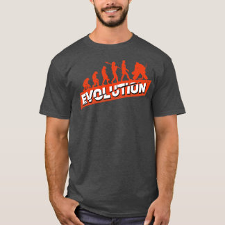 Ice Hockey Goalie Evolution Goaltender Gift T Shirt