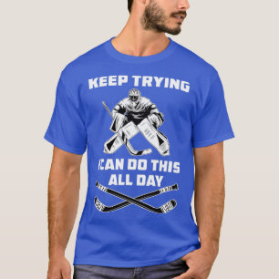 Ice Hockey Goalie Funny Keeper Player Team Jersey T Shirt