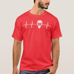 Ice Hockey Goalie Heartslag Goaltender Gift T Shirt