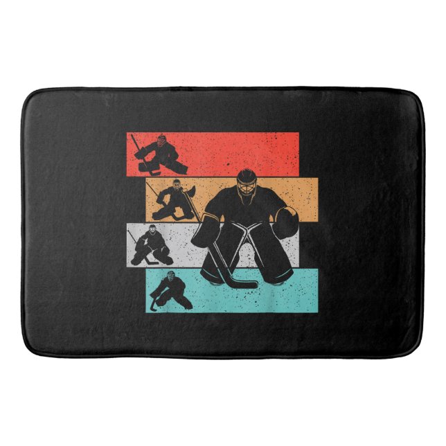 Ice Hockey Goalie Hockey Player Badrumsmatta (Framsidan)