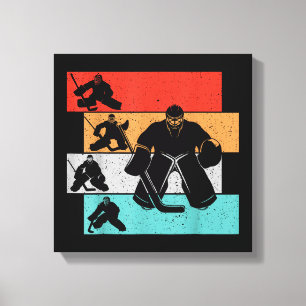 Ice Hockey Goalie Hockey Player Canvastryck