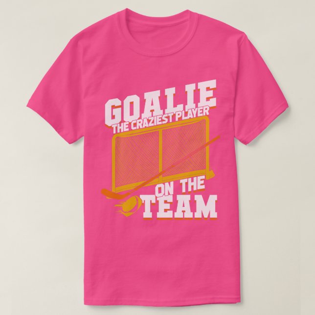 Ice Hockey Goalie Netminder Goaltender Gift T Shirt (Design framsida)
