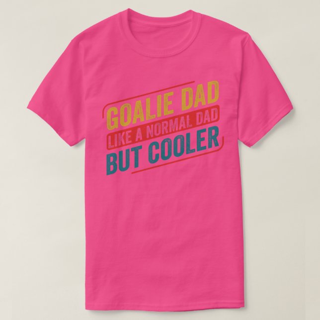 Ice Hockey Goalie Pappa Goalkeeper Far T Shirt (Design framsida)