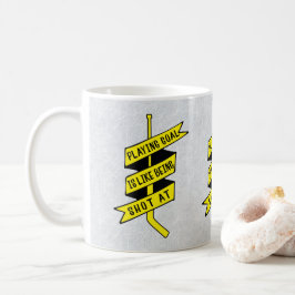 Ice Hockey Goalie Quote Coffee Mugg