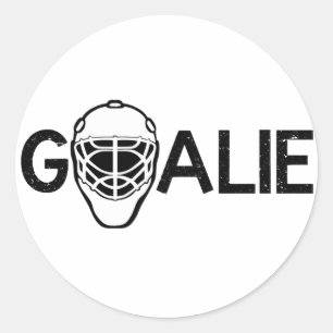 Ice Hockey Goalie Runt Klistermärke