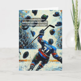 Ice Hockey Hat Trick of Happiness! Kort