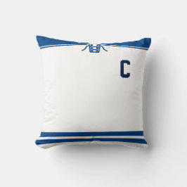 Ice Hockey Jersey Namn & Number Template Pillow Kudde